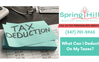What can you deduct on your taxes?